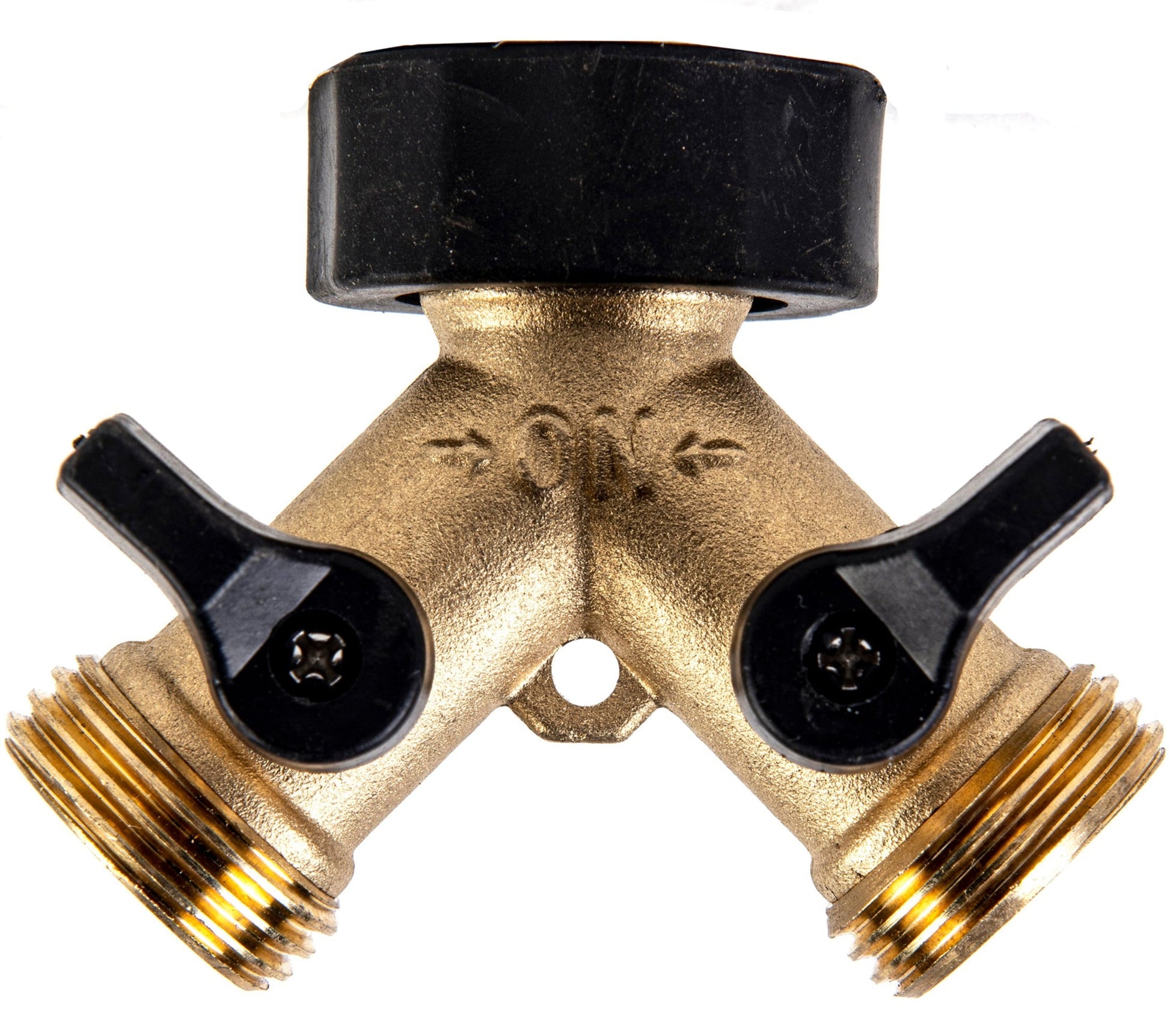 Brass Y Shut-Off Hose Connector