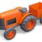 Orange Tractor Play Vehicle, for Unisex Child Ages 1+