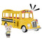 Yellow Sunshine School Bus with Lights & Sounds, Doll Included, Children Ages 3+