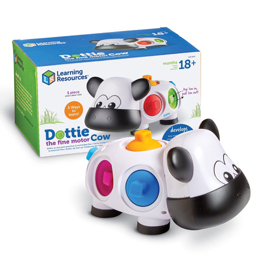 Dottie the Fine Motor Cow - Ages 18+ Months Preschool Toys for Boys and Girls, Toddler Learning Toys