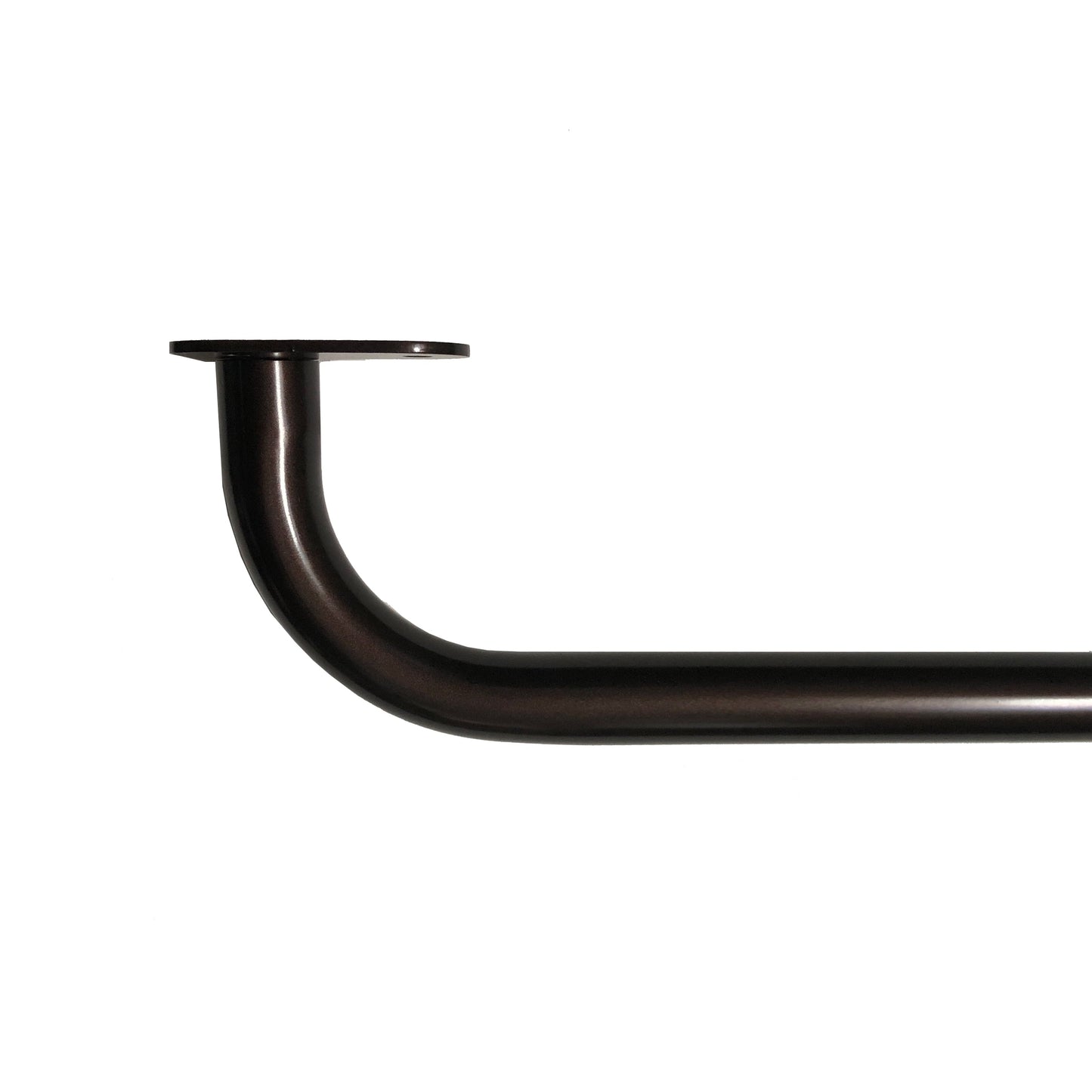 3/4" Diameter Bronze Room Darkening Wrap around Curtain Rod, 30"-84”