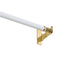 7/16" White round Sash Curtain Rod, 48-84"