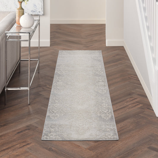 Elation Farmhouse Ivory Grey Area Rug