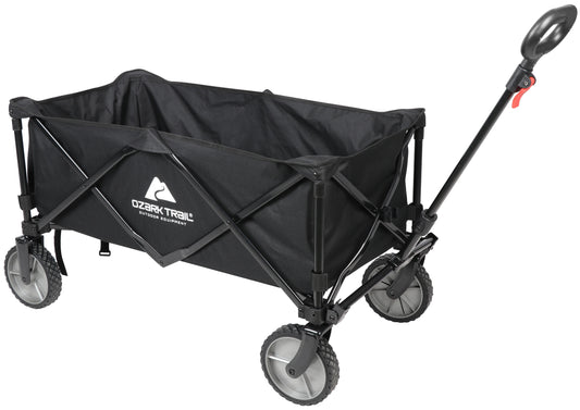 Multi-Purpose Big Bucket Cart, Black Wagon, Height 24"