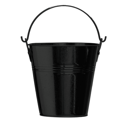 Pellet Grill Grease Bucket - Black