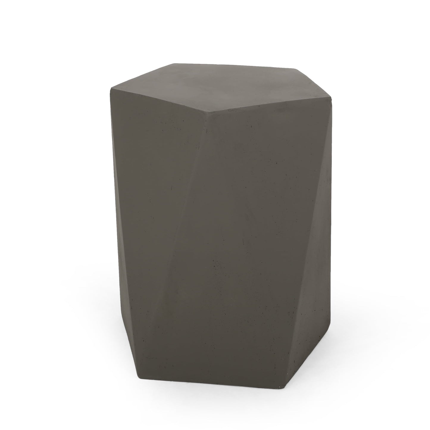 Sandy Outdoor Side Table, Light Gray