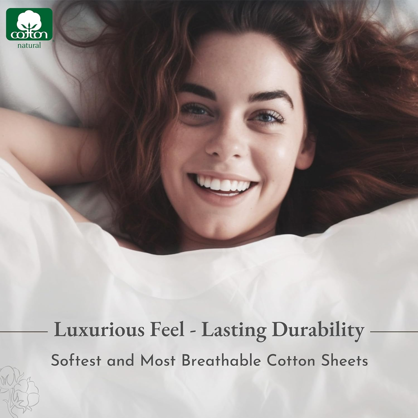 Split King Sheets for Adjustable Bed, Soft 100% Cotton Sheets, 400 Thread Count Sateen, Includes Twin XL Fitted Sheets, Deep Pocket Sheets, Cooling Sheets, Beats Egyptian Cotton (Indigo Dusty Blue)