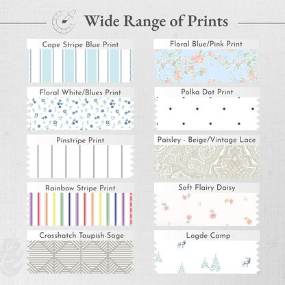 Striped Bed Sheets Twin Size - 100% Cotton Sheets Set, Luxury 400 Thread Count Sateen, Twin Sheets with Printed Pattern (Cape Stripe)