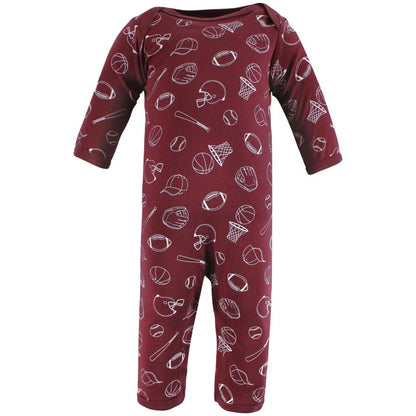 Infant Boys Cotton Coveralls, Love Dad, 18-24 Months