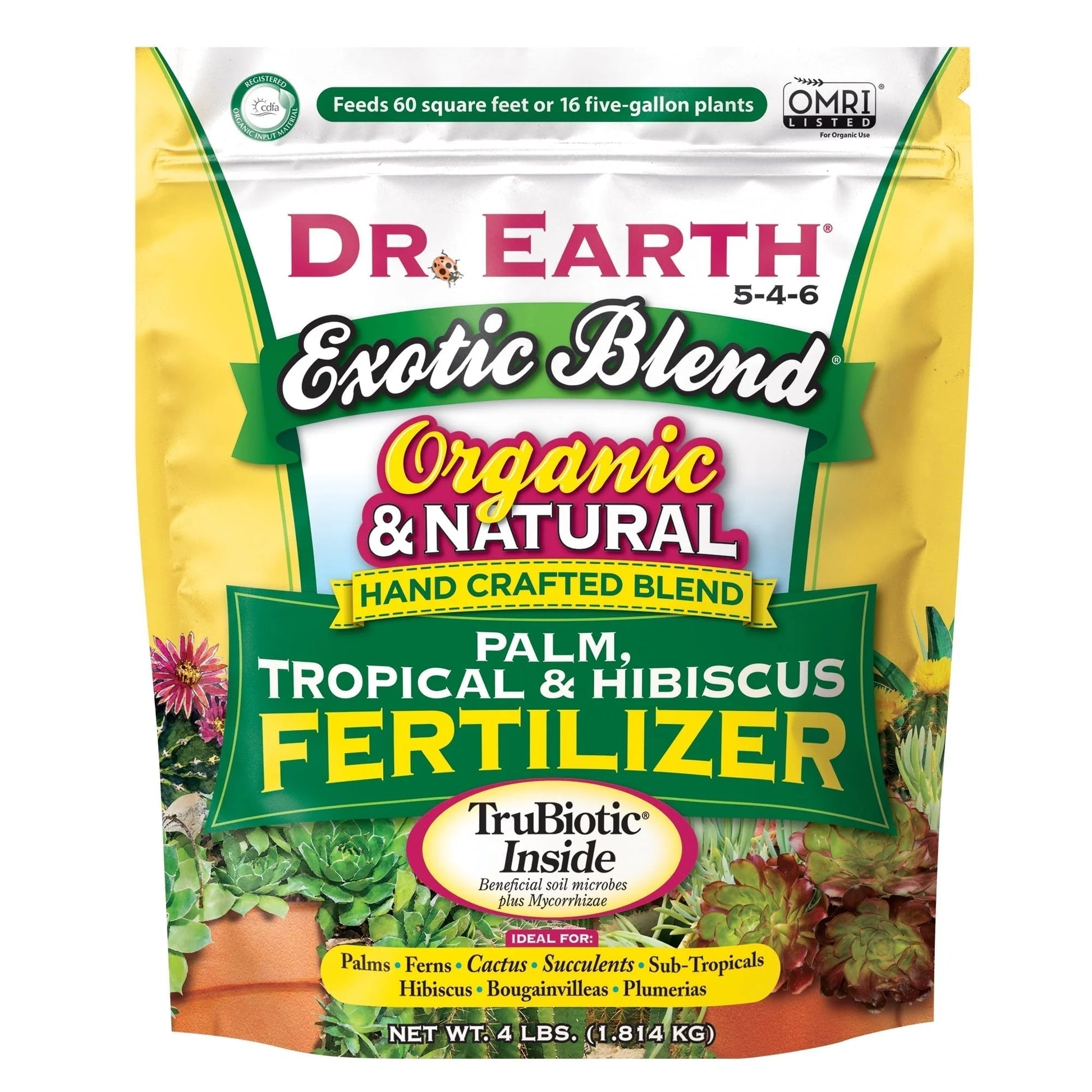 Exotic Blend Palm & Tropical Fertilizer 6-4-6 4Lb