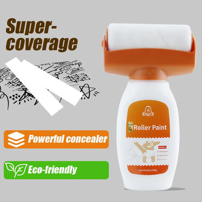 Wall Repair Roller Paint Household Supply Cleaning Tool White Water Based Latex Paint Roller DIY Renovation Wall Spackle Roller