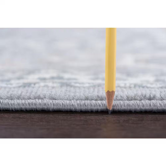 Madison Oriental Gray 2 Ft. X 8 Ft. Indoor Runner Rug