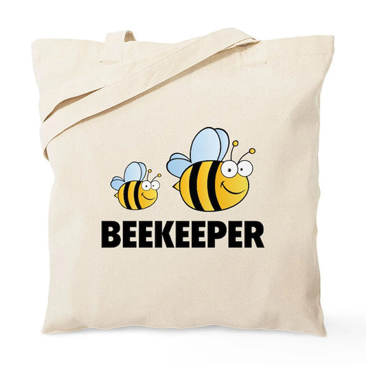 - Beekeeper Tote Bag - Natural Canvas Tote Bag, Cloth Shopping Bag