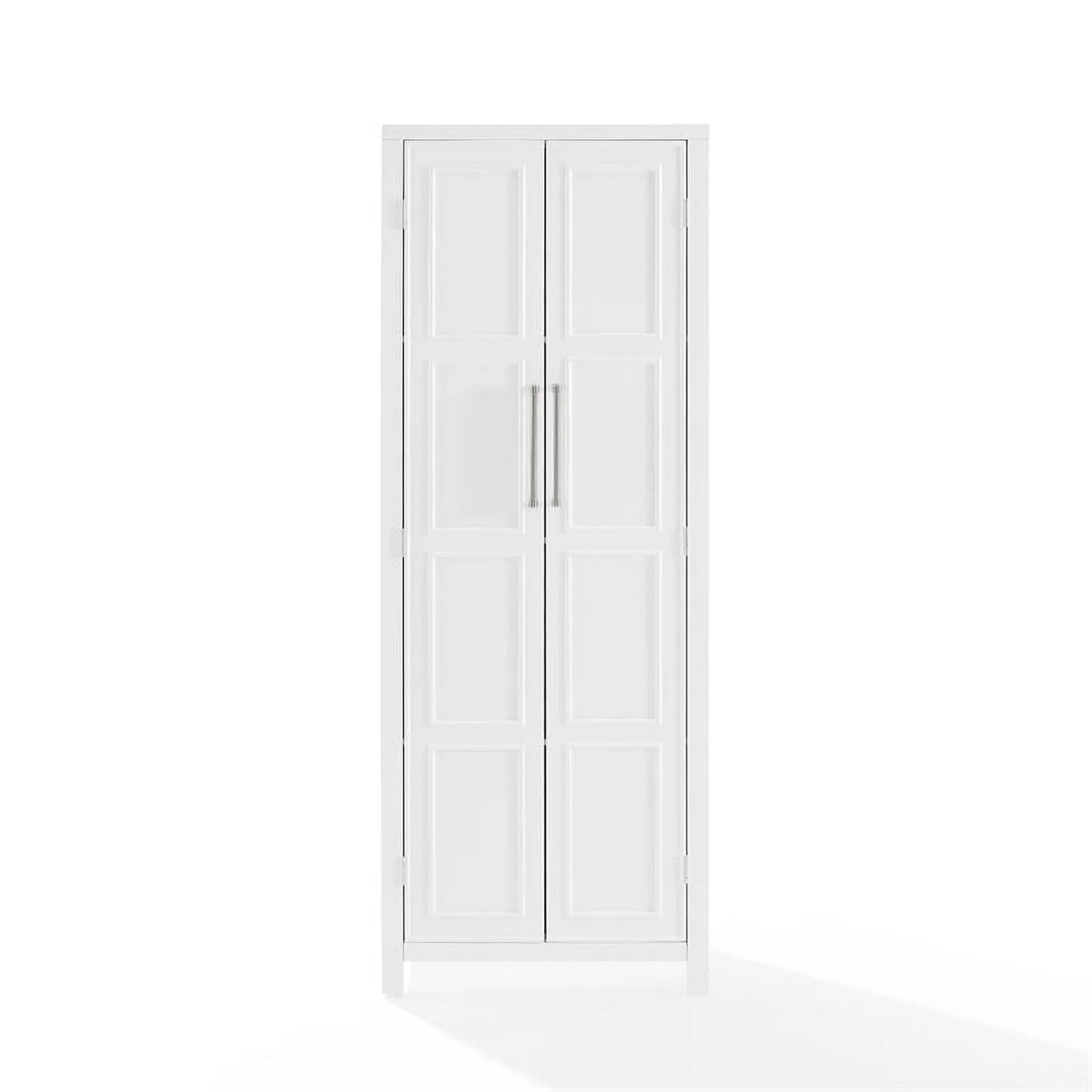 Cutler Modern Wood Storage Pantry in White