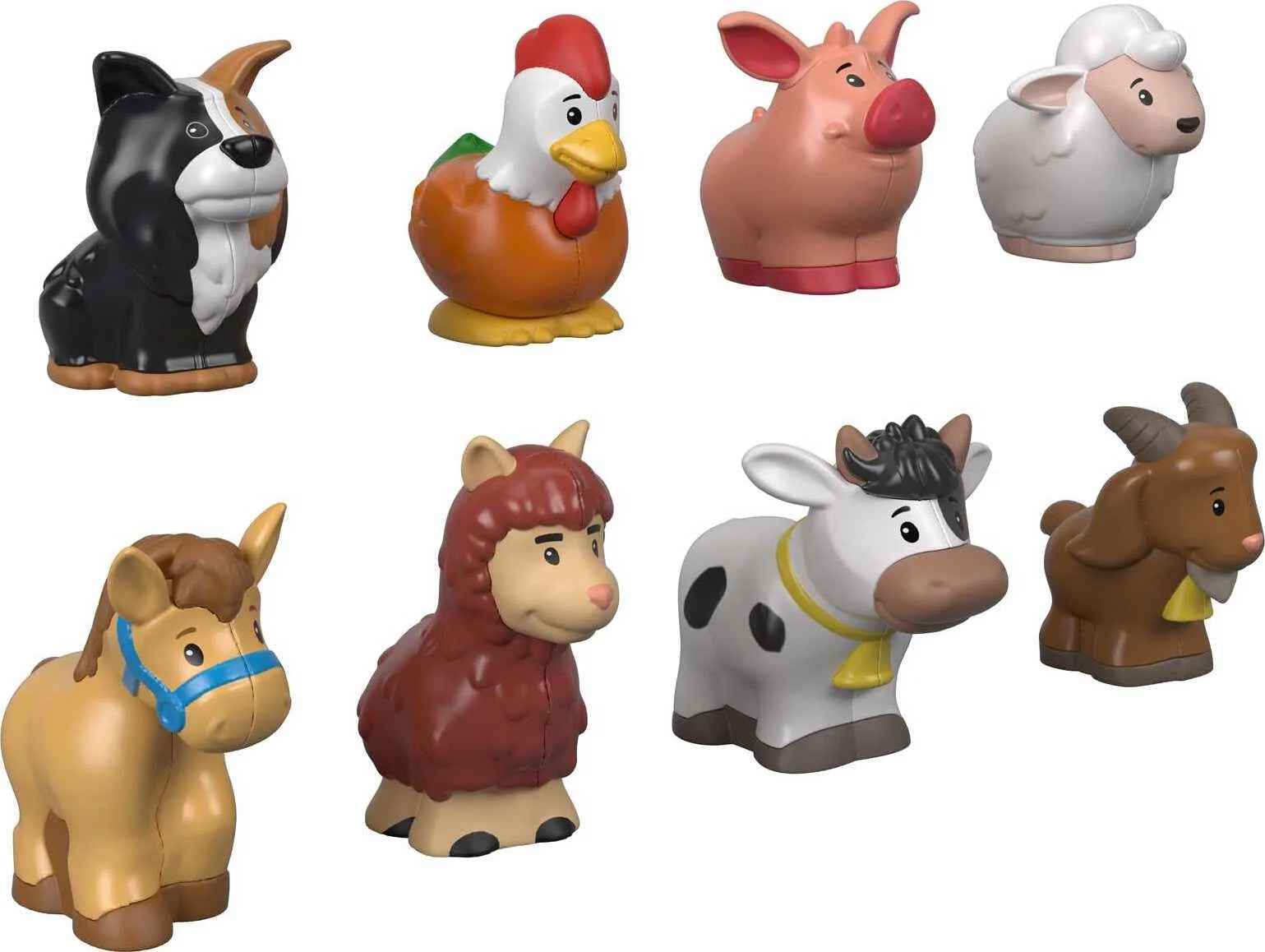 Farm Animal Friends 8-Piece Figure Set for Toddlers