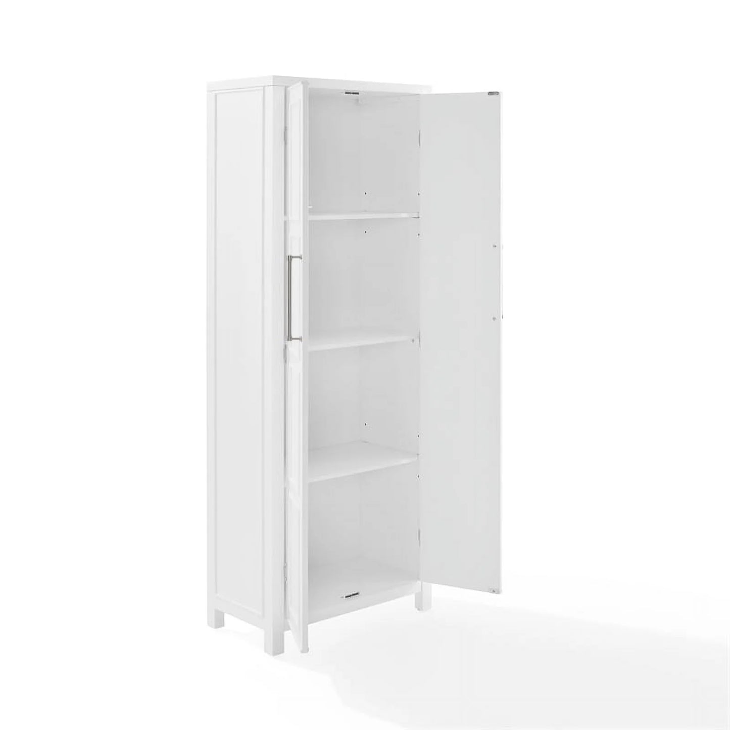Cutler Modern Wood Storage Pantry in White