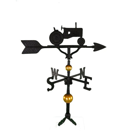 32 In. Deluxe Black Tractor Weathervane