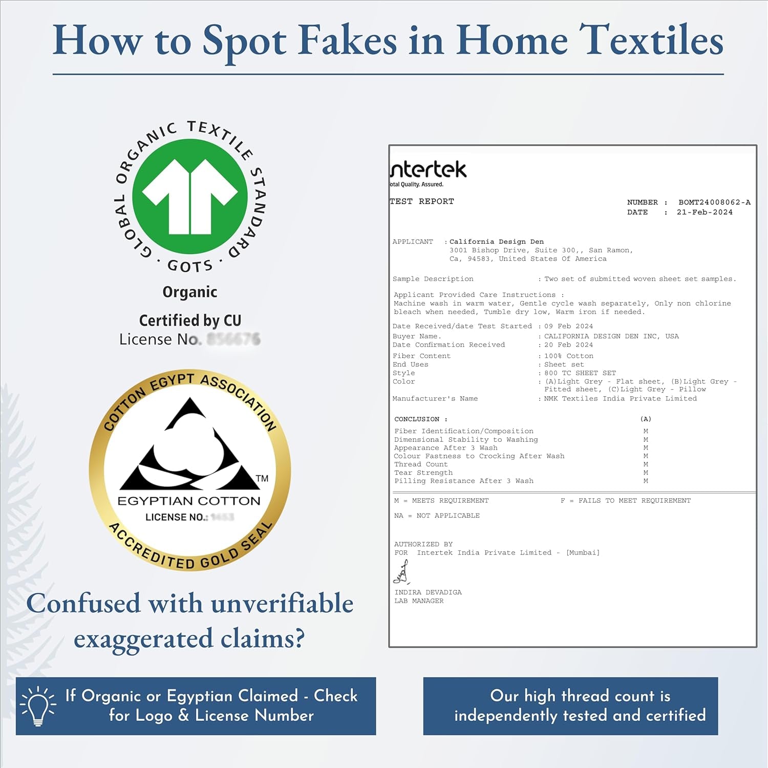 Split King Sheets for Adjustable Bed - Buttery Soft 800 Thread Count, 100% Cotton Set - Beats Fake Egyptian Claims, Bedding Set with Durable Twin XL Fitted Sheets (Grey)