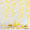 46 Ft Yellow White Circle Dots Garland Gradient Yellow Polka Dot Hanging Paper Streamer for Wedding Bridal Shower Birthday Baby Shower Engagement Bee Sunflower Lemon Theme Party Decorations Supplies