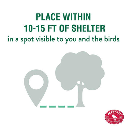 White Farmhouse Hanging Bird Feeder - 2.8 Lb. Capacity