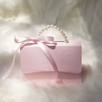 10Pcs Portable Wedding Party Favor Boxes Chocolate Treat Candy Boxes with Ribbons for Wedding Bridal Shower Baby Shower Birthday