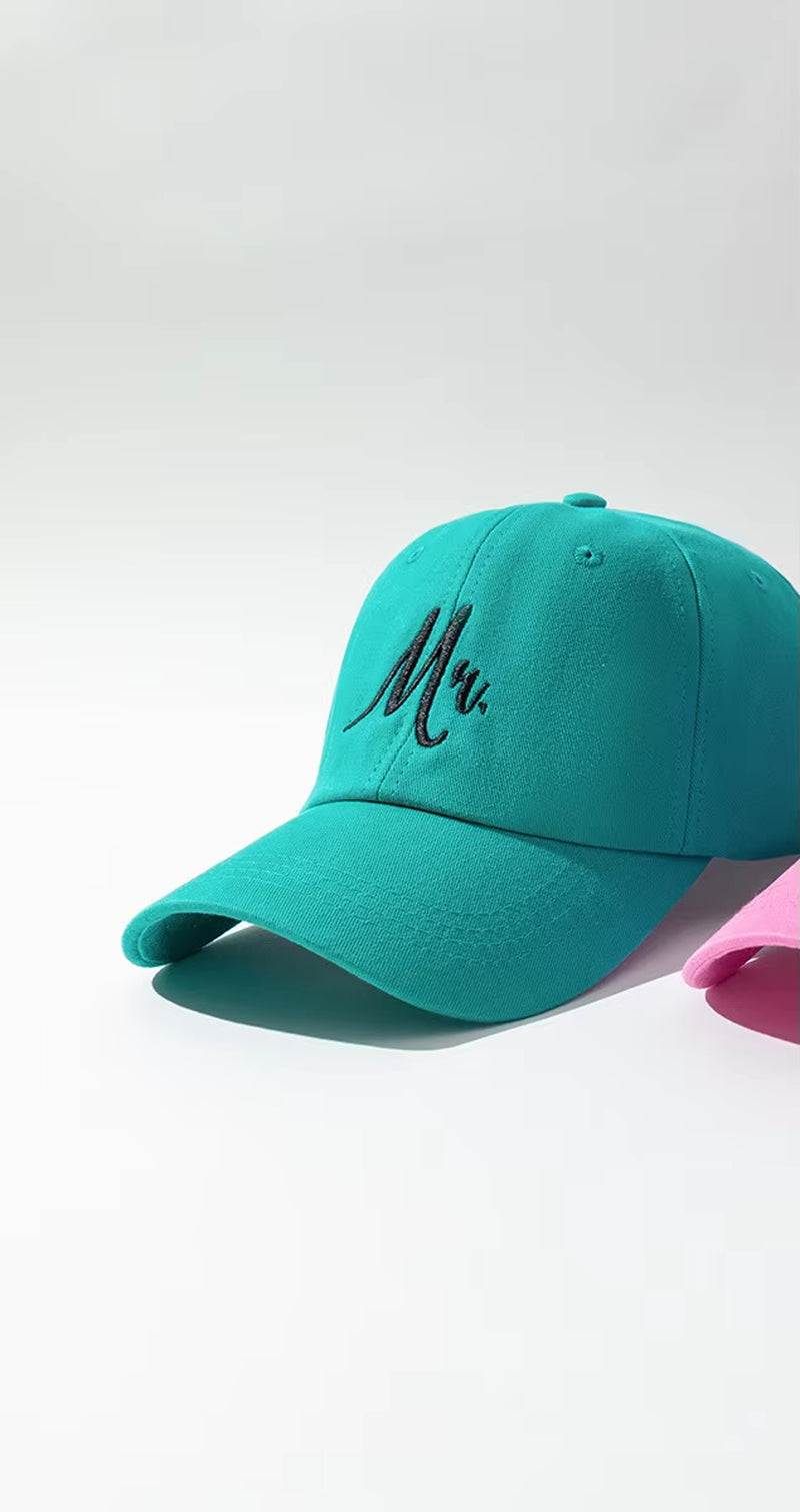 Mr and Mrs Baseball Caps Men Women Hats Bride and Groom Cap Gifts for the Couple Wedding Favors for Lovers