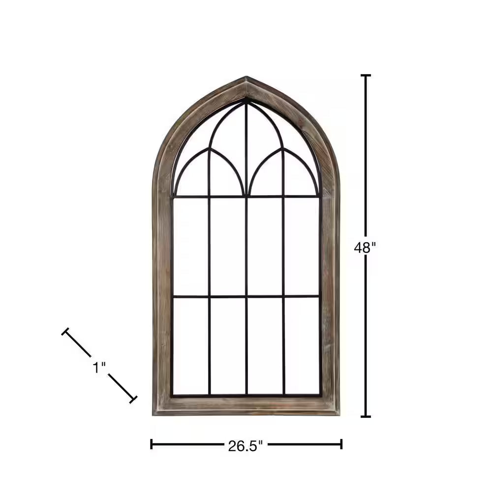 Rennel Wood Rustic Brown Plaque Wall Art