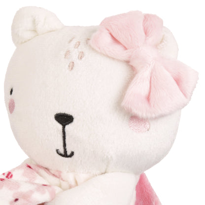 by Gerber Baby & Toddler Girl or Boy Plush Security Blanket, Pink Bear
