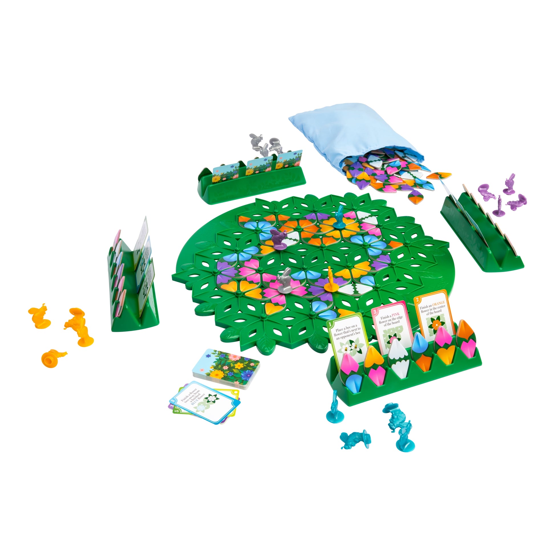 Wild Flowers Family Fun Strategy Game, Ideal for Solo Play, and 1 to 4 Players Aged 8+