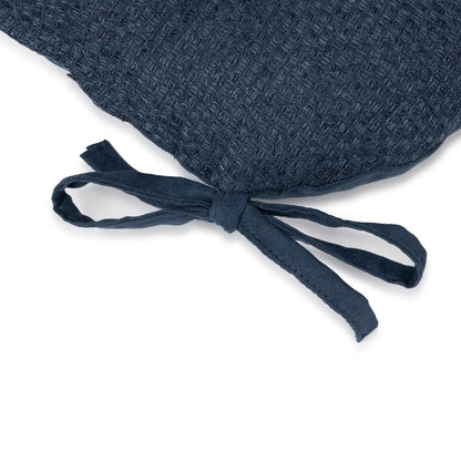 Shredded Memory Foam Chair Cushion, 16" X 14.5", Washed Indigo, Single