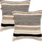 · Handmade Boho Throw Pillow Covers - Bohemian Chic Farmhouse Style - Accent Woven Indoor and Outdoor Pillow Cushion Cases for Couch, Bed, Chair, Sofa, Bench – Set of 2-18"X18" - Natural