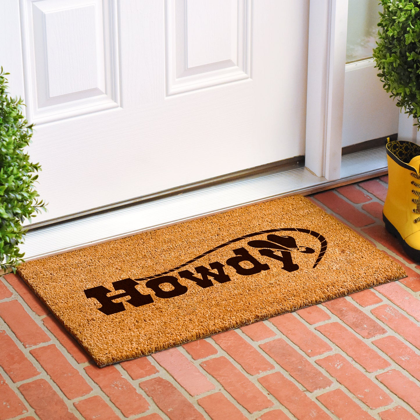 Howdy Doormat, 24" X 36"