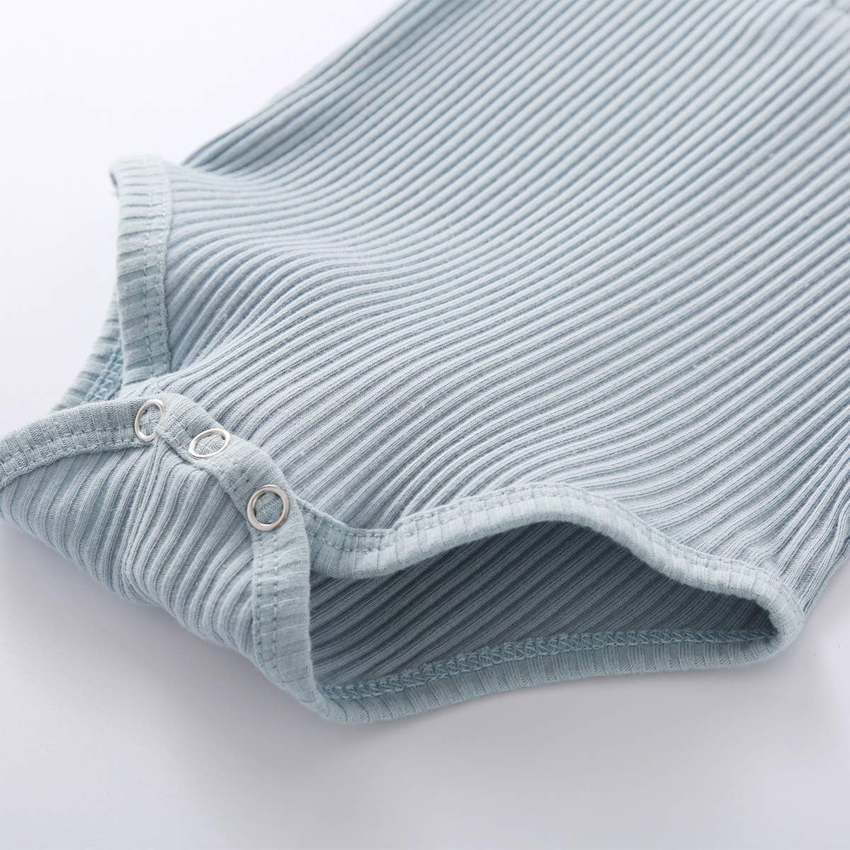 Newborn Baby Girl Boy Fall Clothes 3 6 12 18 24 Months Outfits Long Sleeve Knitted Cotton Romper & Pants Infant Winter Sets