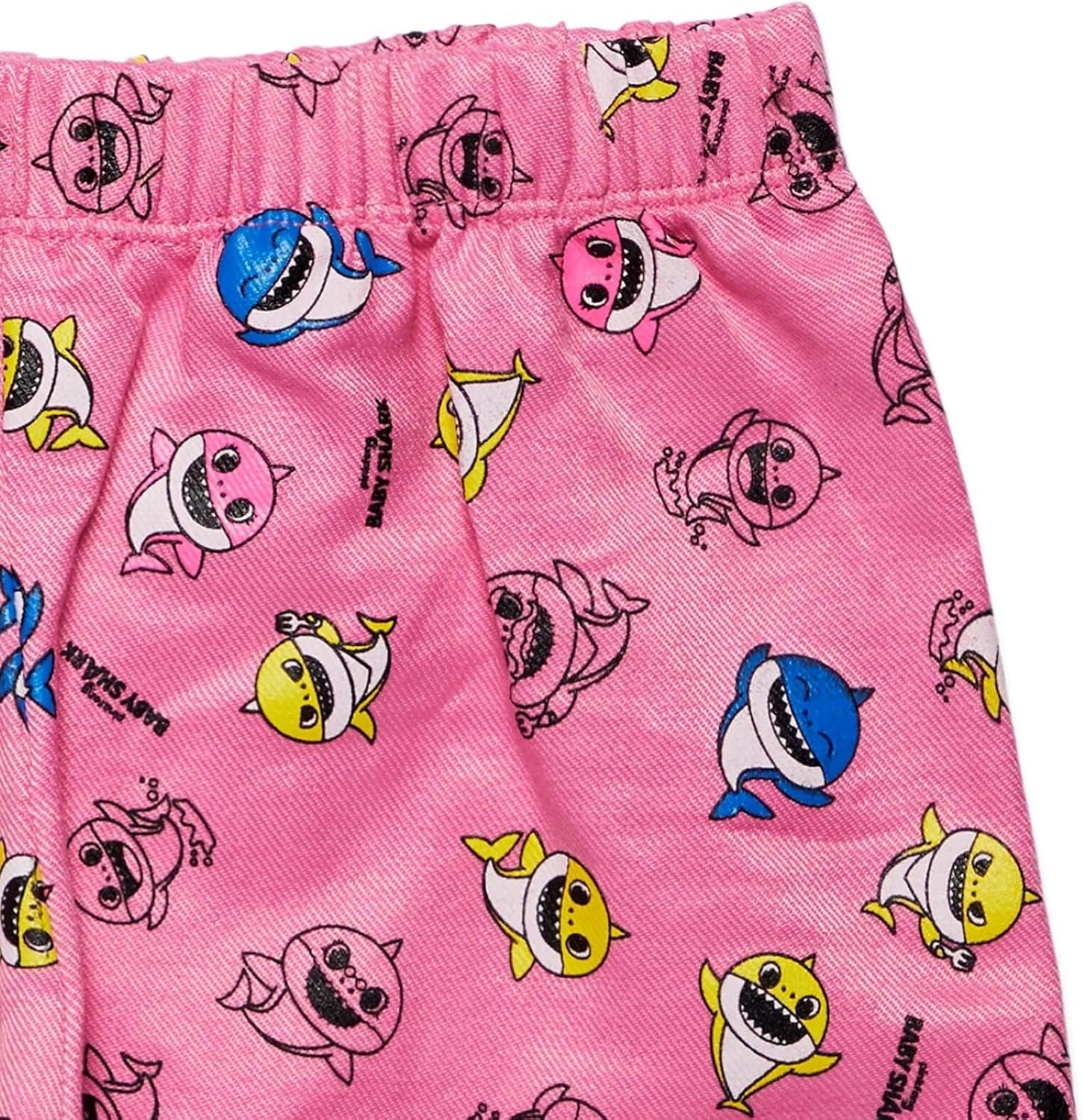 Baby Shark Girls Graphic T-Shirt and Shorts Outfit Set Infant to Little Kid