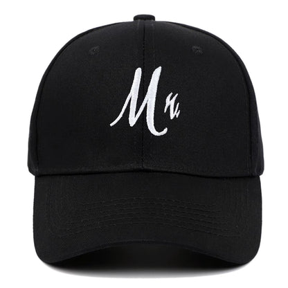 Mr and Mrs Baseball Caps Men Women Hats Bride and Groom Cap Gifts for the Couple Wedding Favors for Lovers