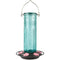 Antique Glass Gravity Hummingbird Feeder 28 Oz, Antique Teal