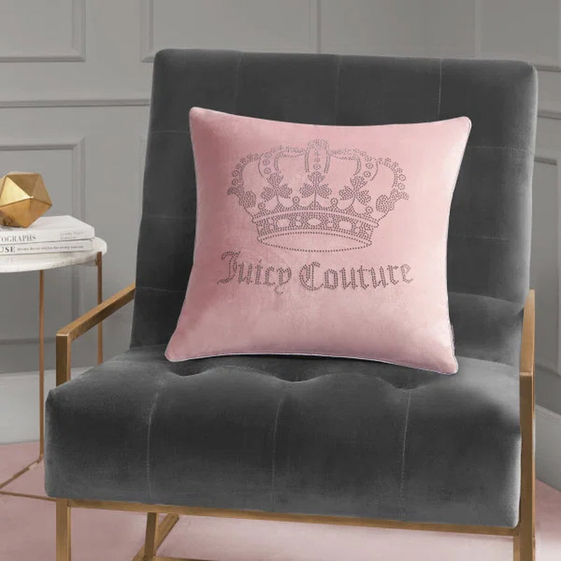 Gothic Rhinestone Decorative Pillow