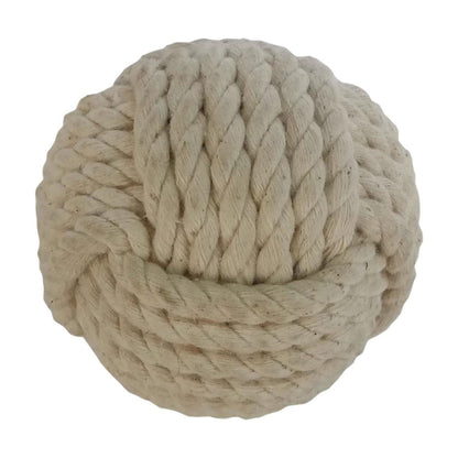 Brown 4" Handmade Decorative Ball Jute Rope Orbs & Vase Filler with Varying Designs (4 Count)