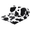 Cow Printed Soft Lightweight Bed 300GSM Flannel Throw Blanket 39" X 51"
