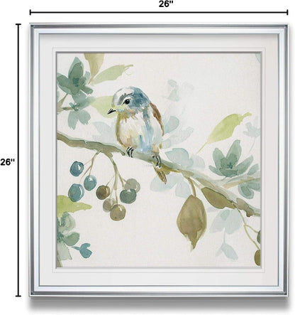 Spring Melody II Contemporary Artwork Bird Art Framed Scenic Giclee Canvas Prints Animals Wall Decor Painting