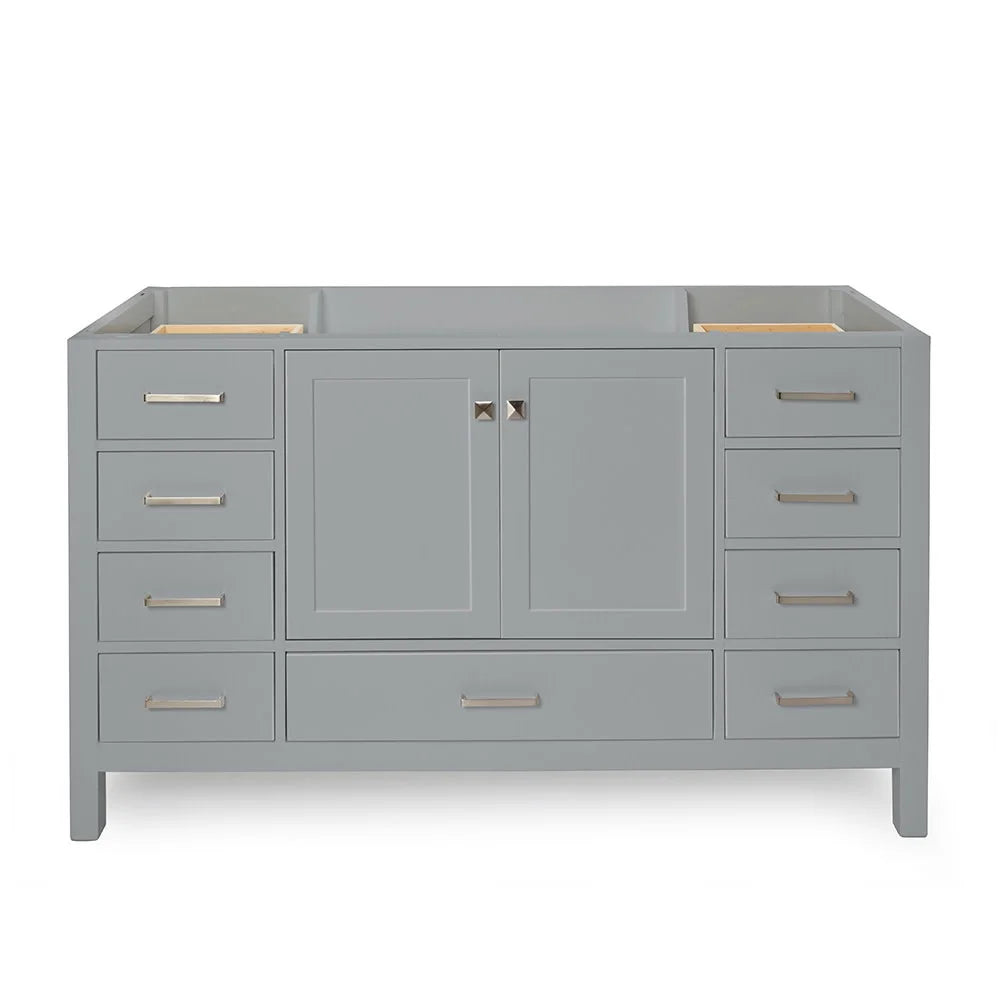 A061S-Bc Cambridge 60" Single Free Standing Vanity Cabinet Only - Grey