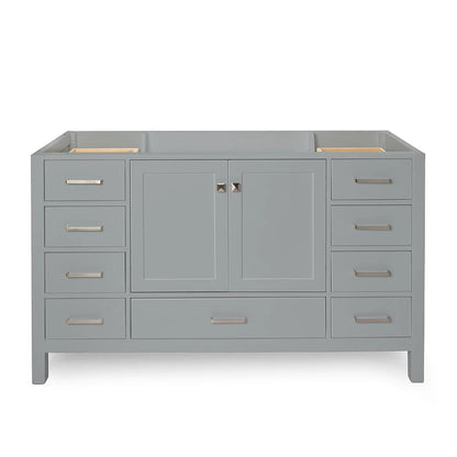 A061S-Bc Cambridge 60" Single Free Standing Vanity Cabinet Only - Grey