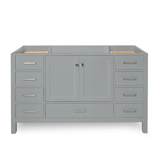 A061S-Bc Cambridge 60" Single Free Standing Vanity Cabinet Only - Grey
