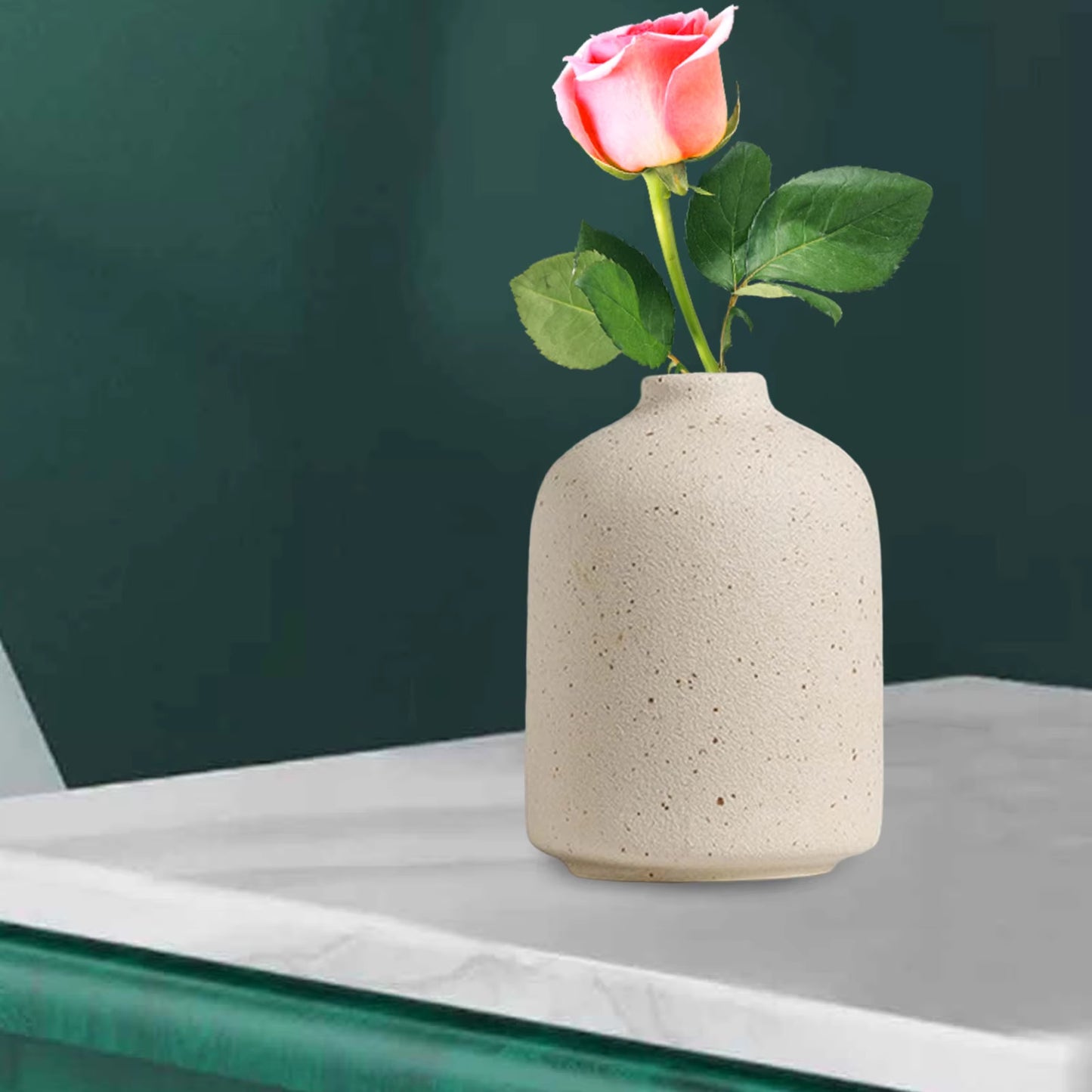 Nordic Flower Vases Floral Arrangements Decorative Art Vases Boho Ceramic Vase for Farmhouse Entryway Home Mantel Accessories