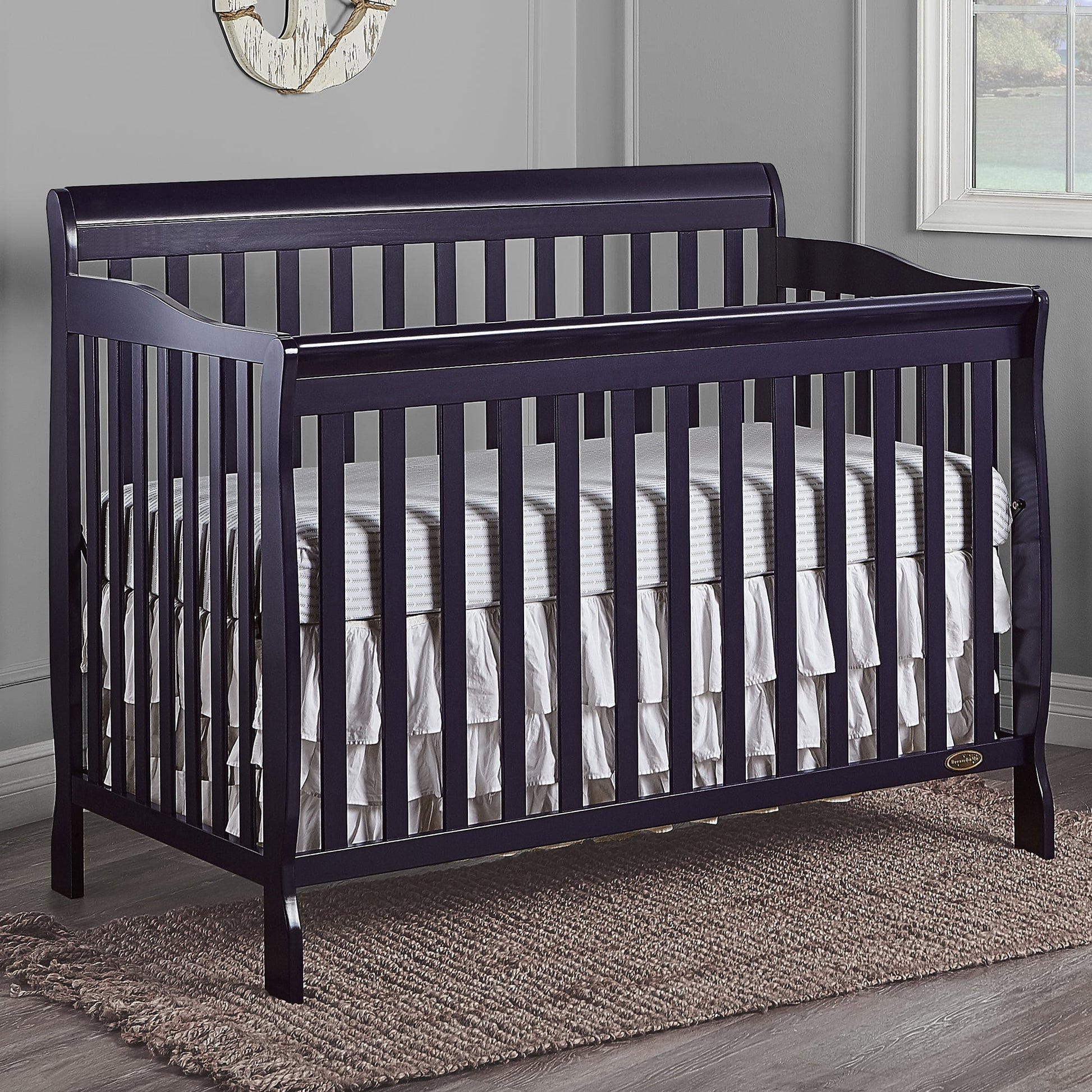 Ashton Convertible 5-In-1 Crib, Indigo