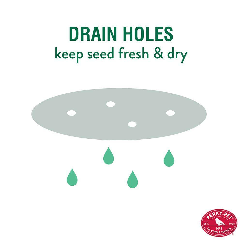 White Farmhouse Hanging Bird Feeder - 2.8 Lb. Capacity