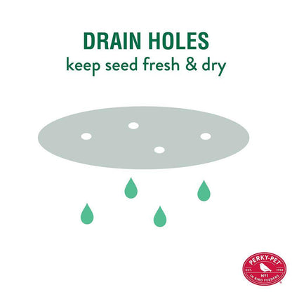 White Farmhouse Hanging Bird Feeder - 2.8 Lb. Capacity