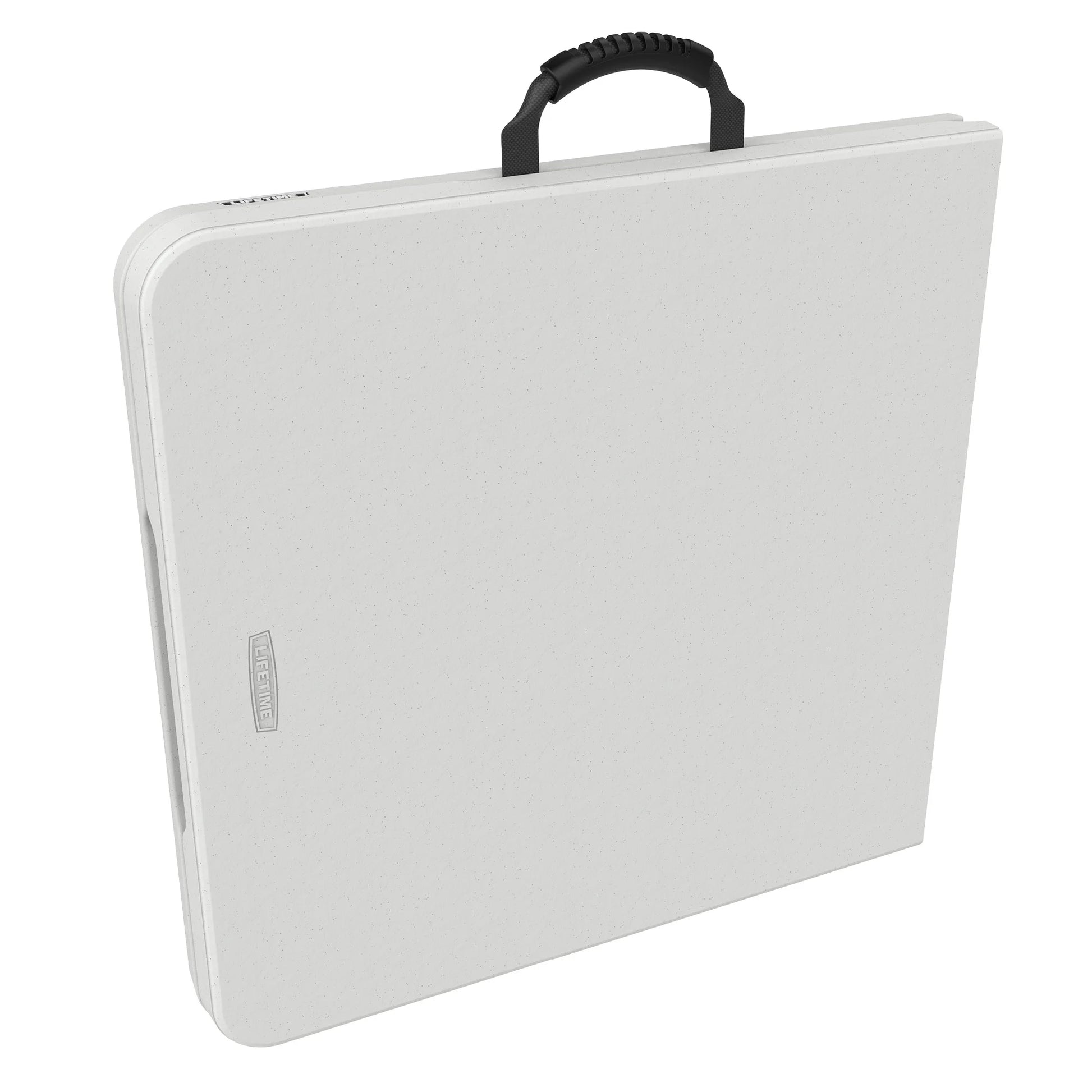 4 Foot Fold-In-Half Adjustable Height Table, Indoor/Outdoor Essential, White (80509)