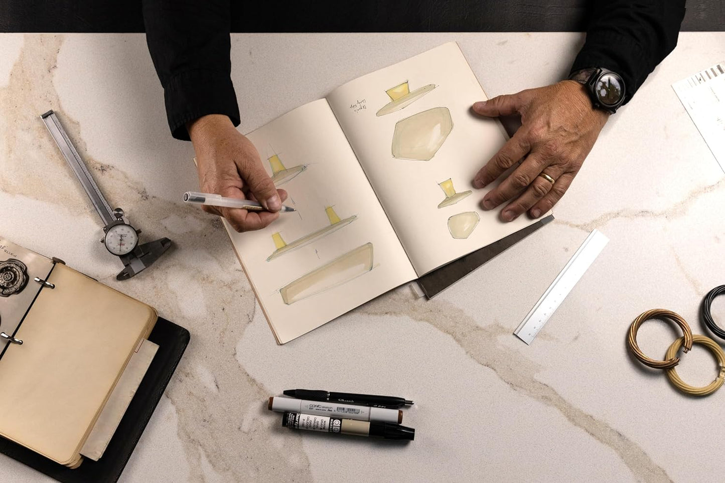 Solid Core Kitchen Cabinet Pulls, Luxury Cabinet Handles, Hardware for Doors & Dresser Drawers, 18 Inch Hole Center, Rustic Iron, Refined Rustic Collection