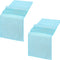 Burlap Table Runner Baby Blue Party Table Runners 2 Pack 13X84 Inch Farmhouse Spring Table Linen for Family Dining Ceremony Table Decoration